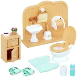 Sylvanian Families ENSEMBLE TOILETTES - SYVANIAN MEUBLES ET ACCESSOIRES