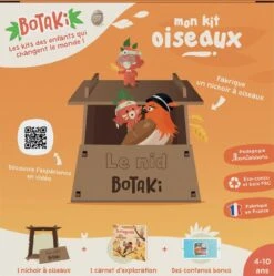 BOTAKI - KIT ACTIVITE OISEAUX : FABRIQUE TON NICHOIR A OISEAUX -Magasin De Jouets Intelligent 09ece64e8adad05e150b2a3fd801661ce0e88595 41015889 03
