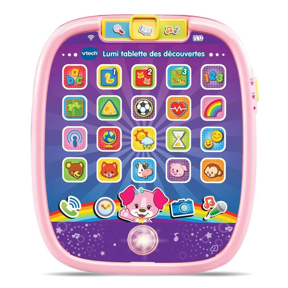 VTech LUMI TABLETTE DES DECOUVERTES ROSE 1 VTech LUMI TABLETTE DES DECOUVERTES ROSE