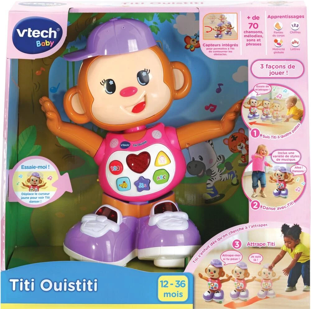 VTech SINGE TITI OUISTITI ROSE 3 VTech SINGE TITI OUISTITI ROSE – Image 3