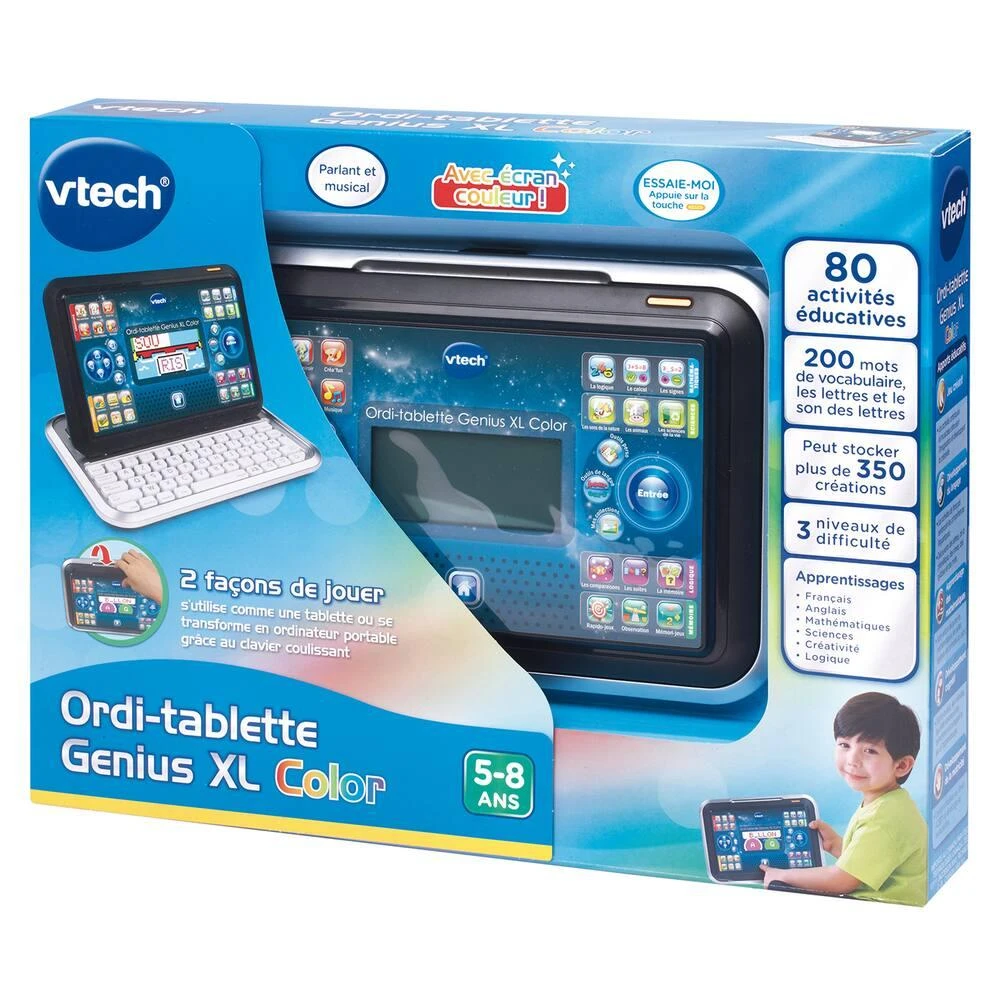 VTech ORDI TABLETTE GENIUS XL COLOR NOIR 3 VTech ORDI TABLETTE GENIUS XL COLOR NOIR – Image 3