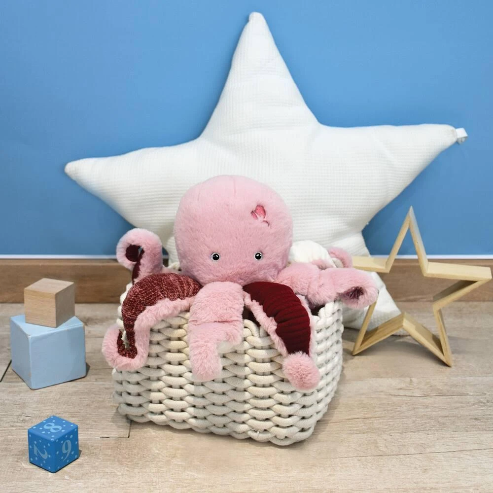 PELUCHE TRESORS MARINS - PIEUVRE ROSE 3 PELUCHE TRESORS MARINS - PIEUVRE ROSE – Image 3
