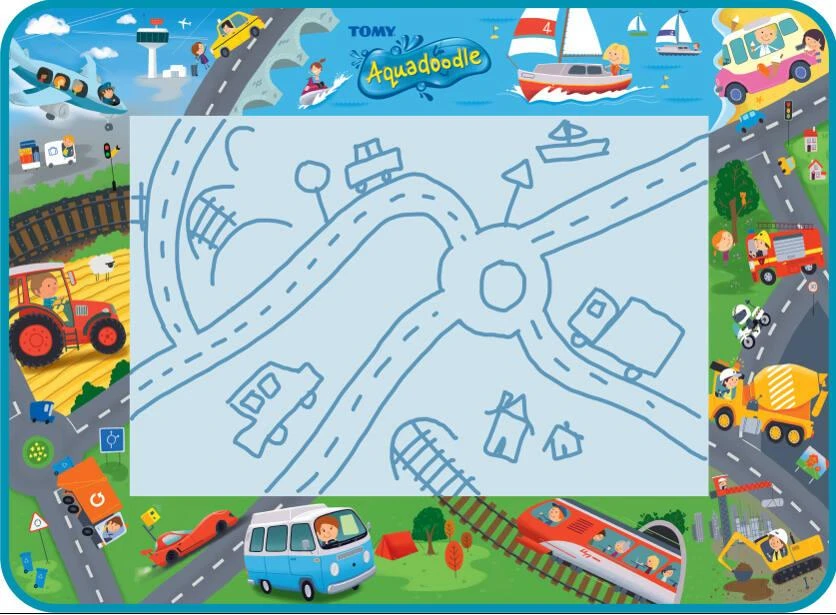 TAPIS AQUADOODLE - MON TAPIS VEHICULES 1 TAPIS AQUADOODLE - MON TAPIS VEHICULES