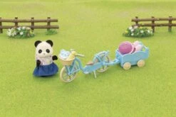 Sylvanian Families LA FILLE PANDA ET SON VELO AVEC SA REMORQUE - SYLVANIAN VEHICULES -Magasin De Jouets Intelligent 318d8d20f7f09b51acc3e90ac1d54e5ff50d4111 41005096 03