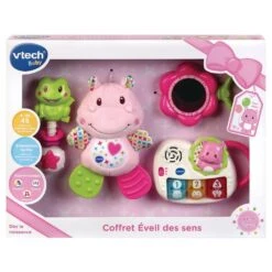 VTECH BABY - COFFRET NAISSANCE ÉVEIL DES SENS ROSE -Magasin De Jouets Intelligent 3a641bd320af47a9dd80baf49b180e2065201697 02060358 03