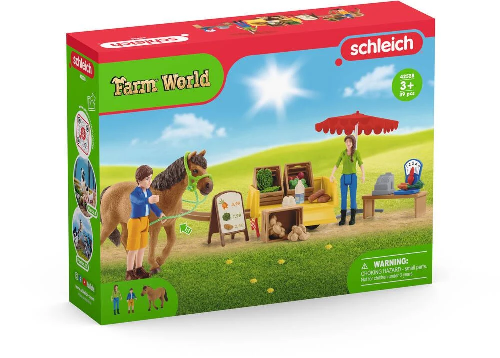 Schleich ÉTAL MOBILE DE LA FERME 2 Schleich ÉTAL MOBILE DE LA FERME – Image 2