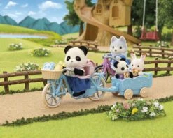 Sylvanian Families LA FILLE PANDA ET SON VELO AVEC SA REMORQUE - SYLVANIAN VEHICULES -Magasin De Jouets Intelligent 4a701a0ebfa97da34a5ffa43150651a0595772cd 41005096 04