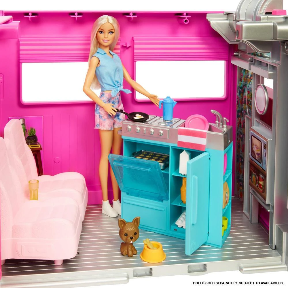 MATTEL MEGA CAMPING-CAR DE BARBIE 4 MATTEL MEGA CAMPING-CAR DE BARBIE – Image 4