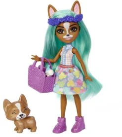 MATTEL ENCHANTIMALS - MEILLEURS AMIS DES BEBES 15 CM - POUPEE CRIZIA CORGI ET SHOW -Magasin De Jouets Intelligent 4b6f212709b30b762ea2cd9227b64e722be8ba48 41107672 03