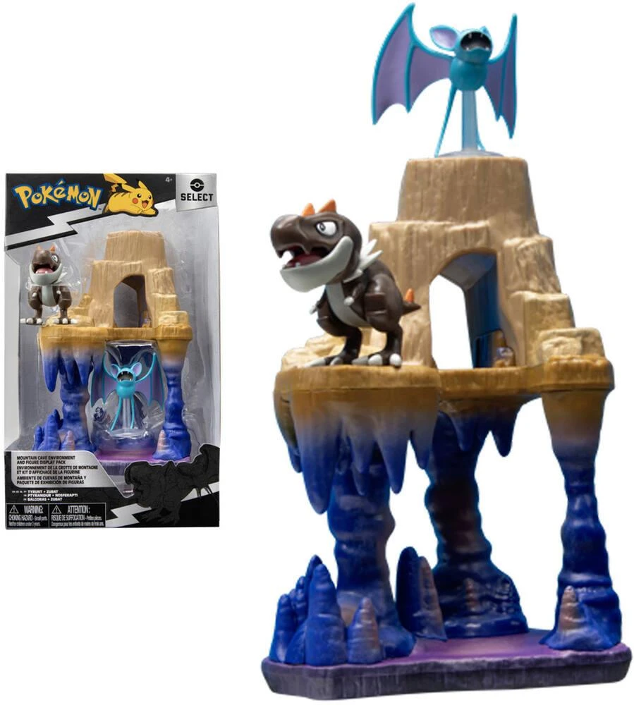 Bandai POKEMON - PACK ENVIRONNEMENT MOUNTAIN CAVE WITH TYRUNT ET ZUBAT 1 Bandai POKEMON - PACK ENVIRONNEMENT MOUNTAIN CAVE WITH TYRUNT ET ZUBAT