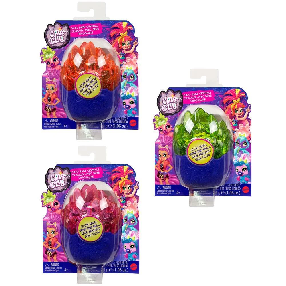 MATTEL OEUF PHOSPHORESCENT - CAVE CLUB 1 MATTEL OEUF PHOSPHORESCENT - CAVE CLUB