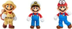 JAKKS PACIFIC PACK DE 3 FIGURINES SUPER MARIO ODYSSEY 10 CM