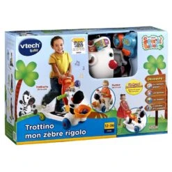 VTECH BABY - TROTTINO MON ZEBRE RIGOLO -Magasin De Jouets Intelligent 600d43cbe15d0de56543bde4c8eec09283b92575 02040341 03