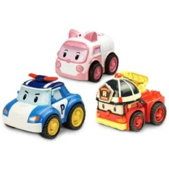 Silverlit ROBOCAR POLI VEHICULES FRICTION PACK DE 3