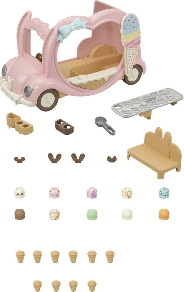 Sylvanian Families LE MARCHAND DE GLACE AMBULANT - SYLVANIAN COMMERCES 3 Sylvanian Families LE MARCHAND DE GLACE AMBULANT - SYLVANIAN COMMERCES – Image 3