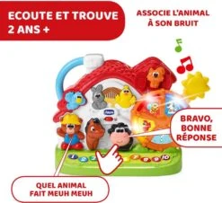 CHICCO MA FERME EDUCATIVE BILINGUE -Magasin De Jouets Intelligent 75d389870cf78c3078f6f964bae49ac11b743d26 02081636 06
