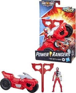 Hasbro FIGURINE POWER RANGERS DINO FURY MOTO DE COMBAT ET FIGURINE
