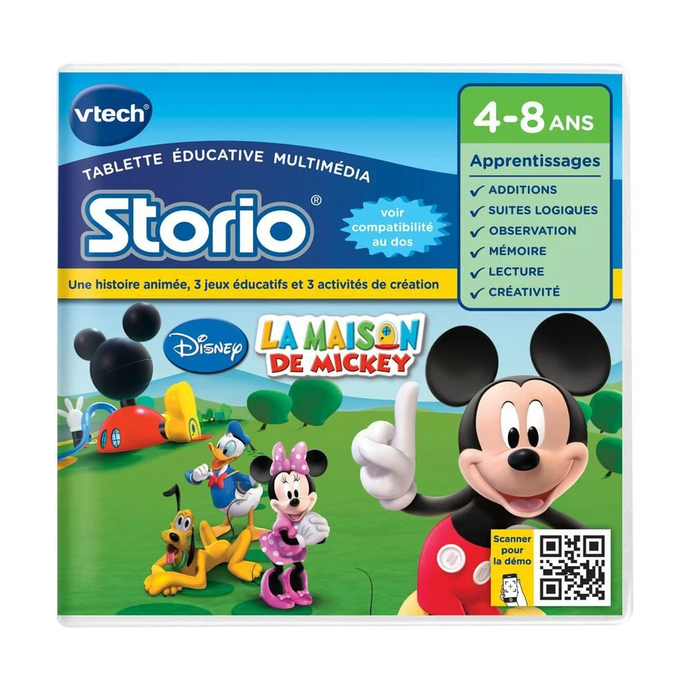 VTech STORIO - JEU LA MAISON DE MICKEY 1 VTech STORIO - JEU LA MAISON DE MICKEY