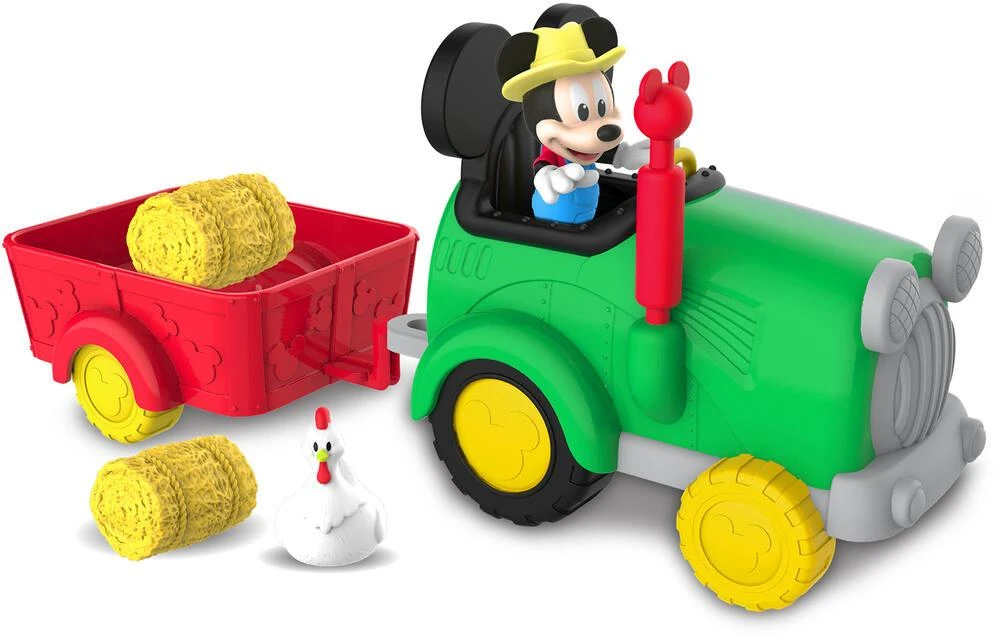 MICKEY – TRACTEUR AVEC 1 FIGURINE 7,5 CM ARTICULÉE ET ACCESSOIRES 1 MICKEY – TRACTEUR AVEC 1 FIGURINE 7,5 CM ARTICULÉE ET ACCESSOIRES