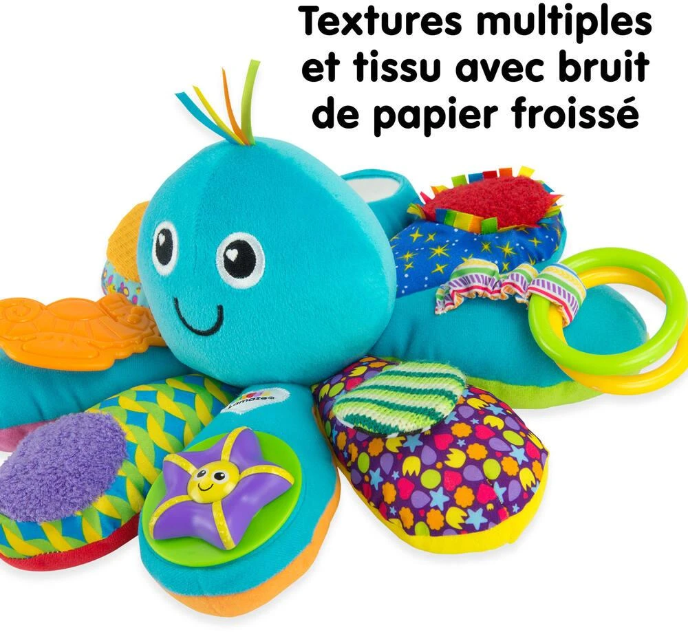 Lamaze PELUCHE PIEUVRE MULTI ACTIVITES 3 Lamaze PELUCHE PIEUVRE MULTI ACTIVITES – Image 3