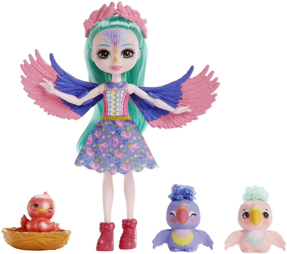 MATTEL ENCHANTIMALS - BETES CITADINES - POUPEE FILIA FINCH 1 MATTEL ENCHANTIMALS - BETES CITADINES - POUPEE FILIA FINCH