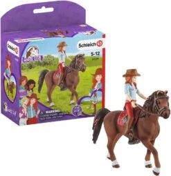 Schleich FIGURINE HANNAH ET SON CHEVAL CAYENNE -Magasin De Jouets Intelligent 8da4385822169432dafb0a1ca5b130b00c9e50dc 41005156 03