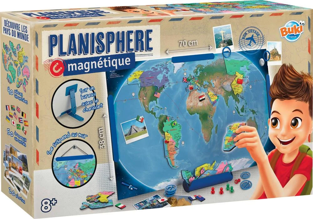 BUKI PLANISPHERE MAGNETIQUE 1 BUKI PLANISPHERE MAGNETIQUE