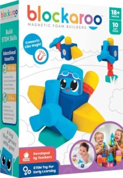 BLOCKAROO PLANE AVION BOITE DE 10 PIECES