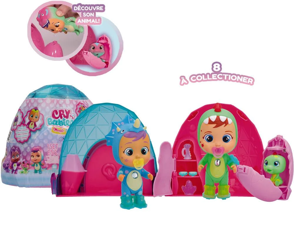 CRY BABIES MAGIC TEARS DINO - ICY WORLD 1 CRY BABIES MAGIC TEARS DINO - ICY WORLD