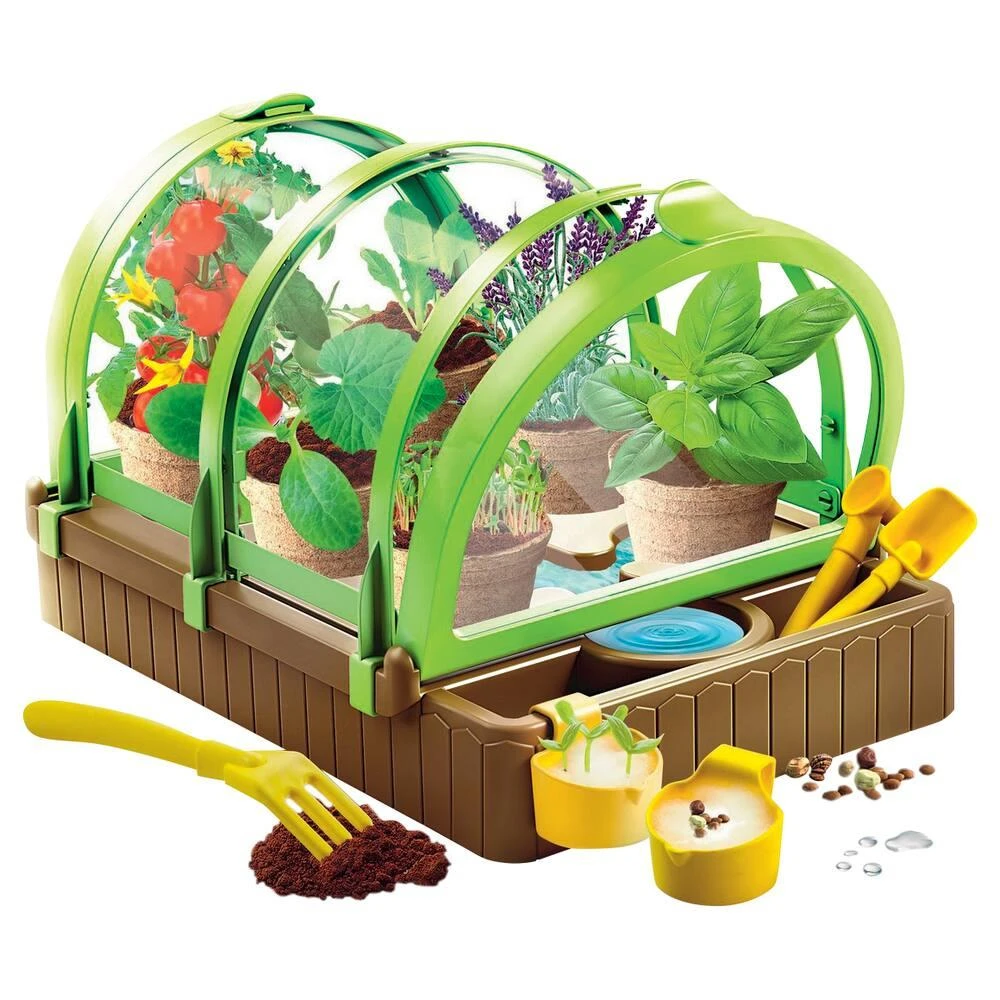 Clementoni MON JARDIN SOUS SERRE EN PLASTIQUE RECYCLÉ ET RECYCLABLE 2 Clementoni MON JARDIN SOUS SERRE EN PLASTIQUE RECYCLÉ ET RECYCLABLE – Image 2