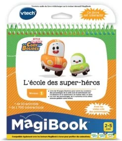 VTech MAGIBOOK - TUT TUT CORY BOLIDES - L'ÉCOLES DES SUPER-HÉROS