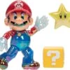 JAKKS PACIFIC SET FIGURINE MARIO STAR POWER 10 CM