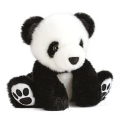 PELUCHE SO CHIC PANDA NOIR 17 CM