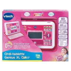 VTech ORDI TABLETTE GENIUS XL COLOR ROSE -Magasin De Jouets Intelligent acb311cea5faed52c1b6feea2bc60a2ddf11838a 04071709 04