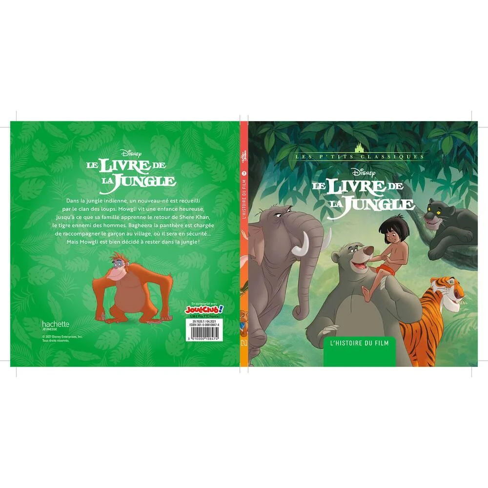 DISNEY LE LIVRE DE LA JUNGLE - L'HISTOIRE DU FILM 2 DISNEY LE LIVRE DE LA JUNGLE - L'HISTOIRE DU FILM – Image 2
