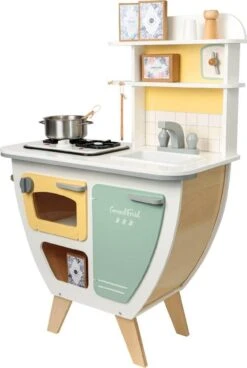 CUISINE VINTAGE BOIS AVEC PLAQUE ELECTRONIQUE