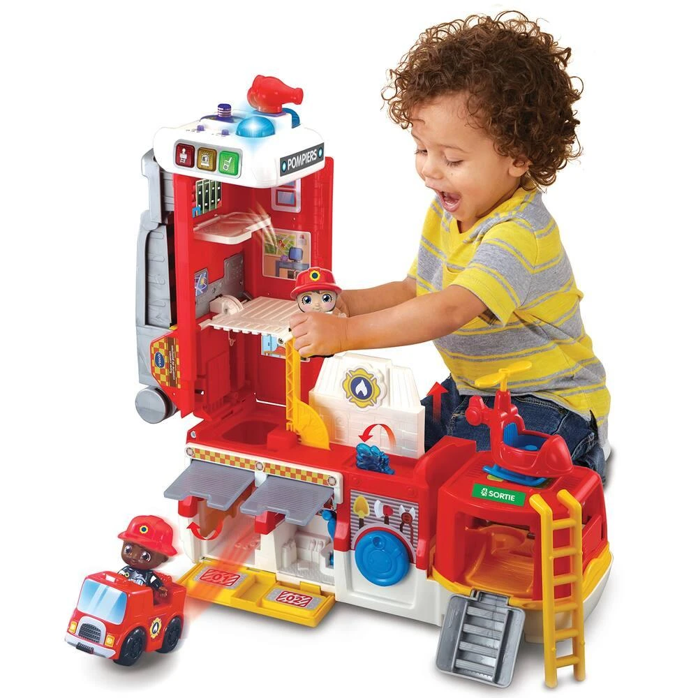 VTech SUPER CAMION CASERNE DE POMPIERS - TUT TUT COPAINS 2 VTech SUPER CAMION CASERNE DE POMPIERS - TUT TUT COPAINS – Image 2