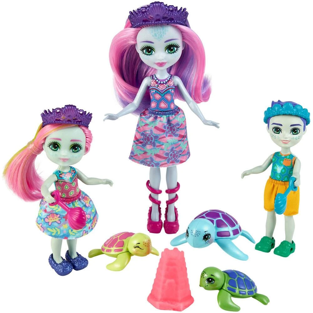 MATTEL ENCHANTIMALS - MINI POUPEE FAMILLE TORTUE ET ACCESSOIRES 3 MATTEL ENCHANTIMALS - MINI POUPEE FAMILLE TORTUE ET ACCESSOIRES – Image 3