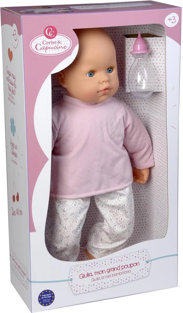 CERISE & CAPUCINE POUPON GIULIA MON GRAND POUPON 48 CM 2 CERISE & CAPUCINE POUPON GIULIA MON GRAND POUPON 48 CM – Image 2