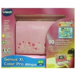 VTech GENIUS XL COLOR PRO BILINGUE ROSE -Magasin De Jouets Intelligent d4a1fcfad9a105dc6264f57d69f8dba633ee1937 04071509 04