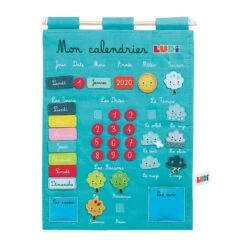 CALENDRIER BASIC BLEU