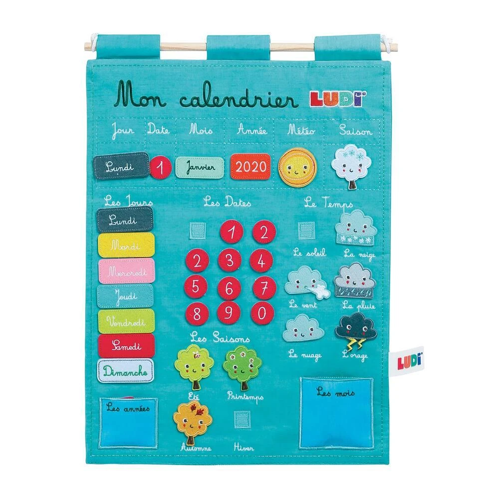 CALENDRIER BASIC BLEU 1 CALENDRIER BASIC BLEU