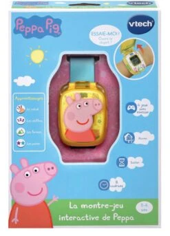 VTech PEPPA PIG - LA MONTRE JEU INTERACTIVE DE PEPPA -Magasin De Jouets Intelligent d95aff754abb1d6778a7466fd04badbf87dbbdf3 41001459 03