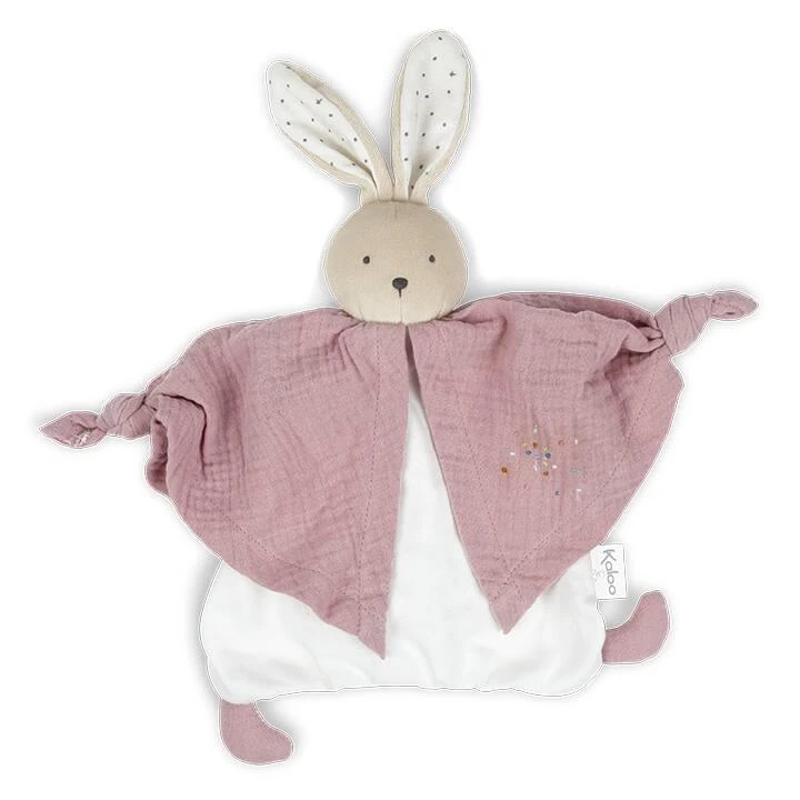 Kaloo PETIT PAS DOUDOU COTON BIO LAPINOU ROSE 20 CM 1 Kaloo PETIT PAS DOUDOU COTON BIO LAPINOU ROSE 20 CM