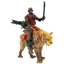TIGRE A DENTS DE SABRE + FIGURINE - JURASSIC CLASH