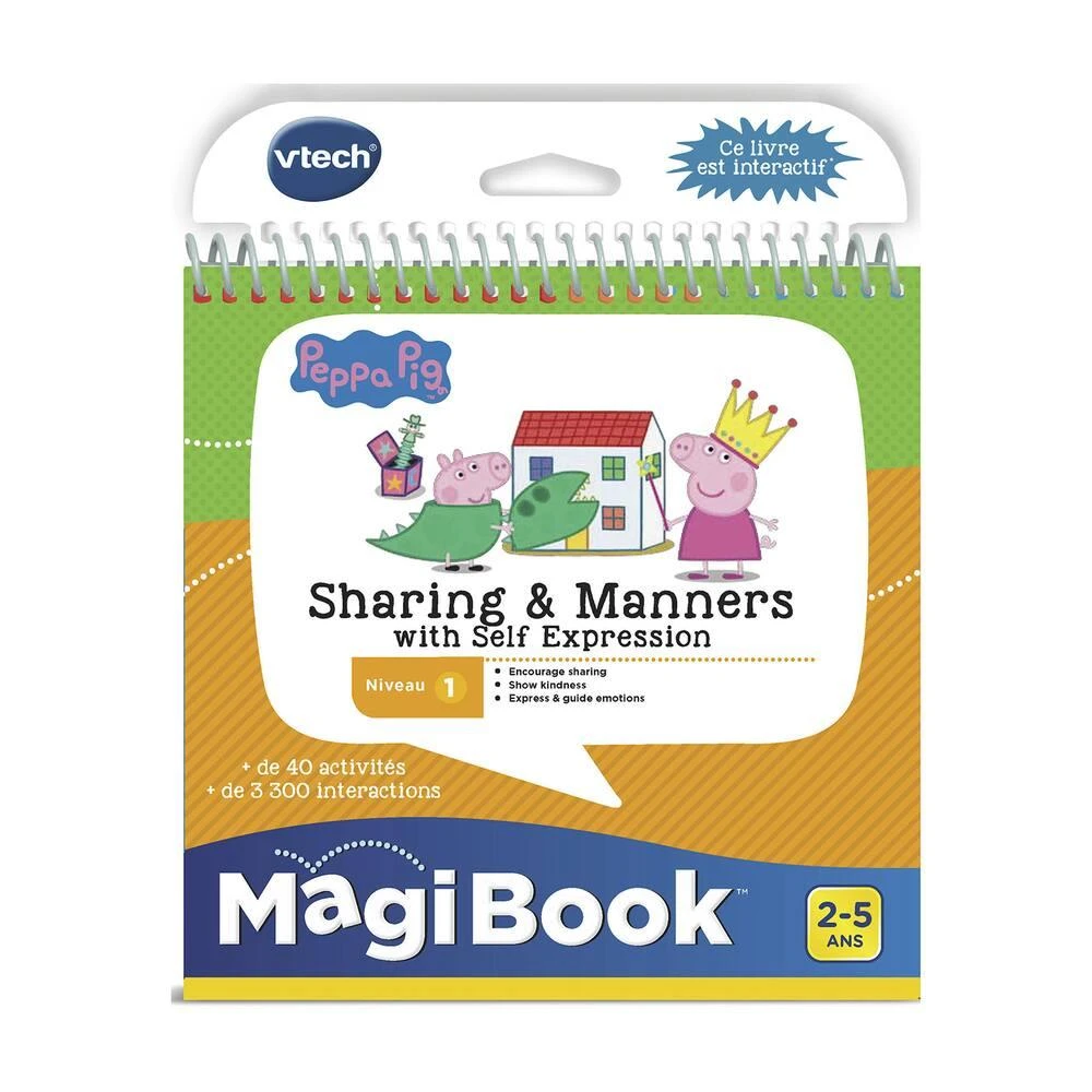 VTech LIVRE MAGIBOOK - PEPPA PIG 1 VTech LIVRE MAGIBOOK - PEPPA PIG