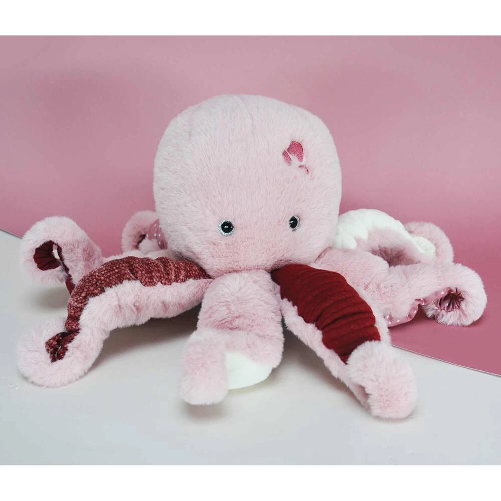 PELUCHE TRESORS MARINS - PIEUVRE ROSE 2 PELUCHE TRESORS MARINS - PIEUVRE ROSE – Image 2