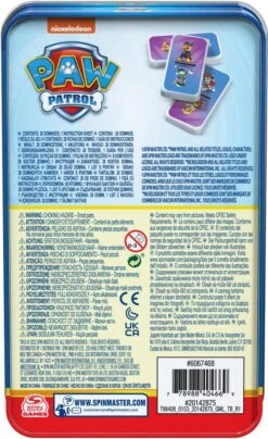 SPIN MASTER BOITE METAL DOMINOS LA PAT' PATROUILLE 7 SPIN MASTER BOITE METAL DOMINOS LA PAT' PATROUILLE -Magasin De Jouets Intelligent f23cafab31279c28fb0aa0b47a64eac11aa82b5d 41103097 04